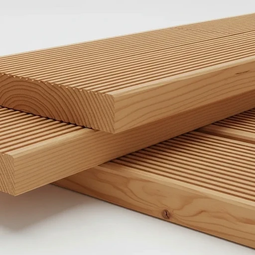 Доска террасная лиственница вельвет 45*142*5000, сорт Э (0,71м2)